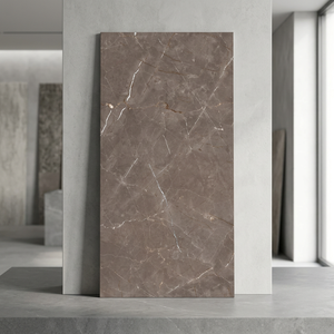 Carreaux de sol et de mur en porcelaine émaillée William Choco 600x1200mm, finition sculptée - Product Image 4