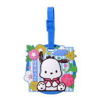 Étiquette de bagage en PVC souple avec logo personnalisé, étiquette de nom de valise en caoutchouc imperméable pour les voyages