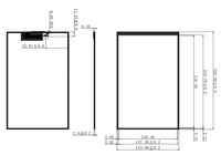 Module d'affichage LCD TFT IPS 10,1 pouces avec interface MIPI, résolution 800*1280, écran vertical