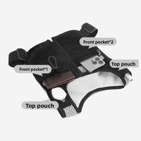 Nouveau sac de course à pied en nylon imperméable pour l'extérieur, sac de sport décontracté, respirant, avec bande réfléchissante, adapté aux hommes et aux femmes