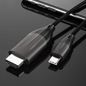 Cavo Convertitore L12 2m <span class=keywords><strong>USB</strong></span> 3.1 Tipo <span class=keywords><strong>C</strong></span> a HDTV 1080P, Cavo <span class=keywords><strong>USB</strong></span> Tipo <span class=keywords><strong>C</strong></span> a HD 4K per Monitor HDTV e Telefoni Cellulari - Product Image 4