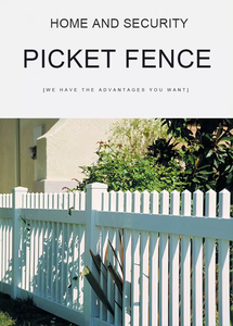 Clôture en PVC <span class=keywords><strong>Fentech</strong></span> de style moderne de 6 pieds pour les jardins familiaux, clôture en piquets rigide, renouvelable, écologique, blanche - Product Image 4