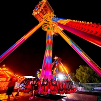 Manèges de fête foraine : Grand Pendule Rotatif à 24 Places pour Adultes, Jeux Extérieurs à Sensations Fortes, Prix