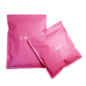 Bán buôn biểu tượng tùy chỉnh sinh thái thân thiện mờ mờ bao bì nhựa dây kéo Poly gửi thư túi cho quần áo - Product Image 3