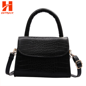 Bolso cruzado pequeño con patrón de cocodrilo para mujer, <span class=keywords><strong>bandolera</strong></span> de cuero PU, Mini bolso de hombro con asa superior - Product Image 4