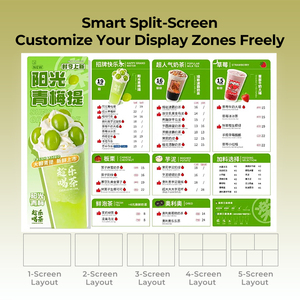 23.8 Inch Smart Display Desktop Digital Menu Board Stand Android Tablet for Sales Boost Tabletop Electronic Menu Signage - Product Image 2