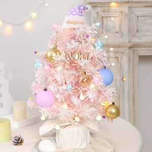 Hot Sale Artificial Flocking Christmas <b>Tree</b> Rotating Music Box Desktop Mini Christmas <b>Tree</b> and Decorations Ornaments - Product Image 2