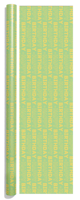 Ensemble de papier cadeau Joyeux Anniversaire couleur pastel avec impression de lettres, kit d'emballage cadeau, boîtes, sacs et étiquettes jetables en cire recyclable