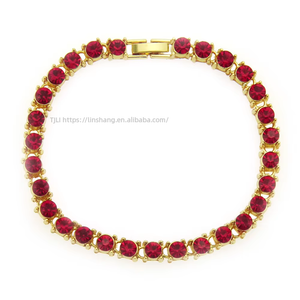 New Accessories, Hip Hop Single Row <b>Bracelet</b> <b>Bracelet</b>, Men's Fashion Jewelry - Product Image 4