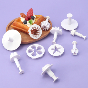 Khuôn làm bánh quy, bánh bích quy, khuôn ép bánh quy Trung Quốc bán buôn, 33 chiếc, gồm 10 dụng cụ làm bánh fondant tự làm tại nhà - Product Image 4