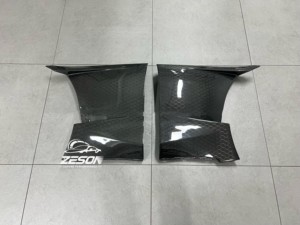 Guardabarros Lateral de Fibra de Carbono EVS para <span class=keywords><strong>Toyota</strong></span> <span class=keywords><strong>Supra</strong></span> A90 A91 <span class=keywords><strong>GR</strong></span> <span class=keywords><strong>MK5</strong></span> 2019+ - Product Image 4