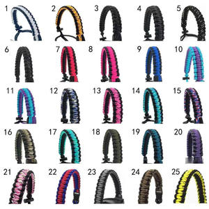 เชือกคล้องแก้วไฮโดรแฟลสสีดำ 34 ซม. หนัง PU สายสะพายทนทานสำหรับขวดน้ำใช้กลางแจ้ง - Product Image 4