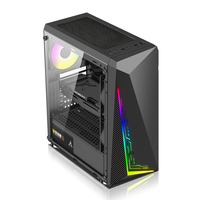 Boîtier de PC de jeu ATX Full Tower en gros pour ordinateur de bureau avec ventilateurs RGB