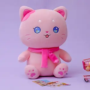 Bambola personalizzata meglio fatta da immagini di cartoni animati CE CPC certificata pezza personalizzato animale peluche cuscino giocattolo gatto