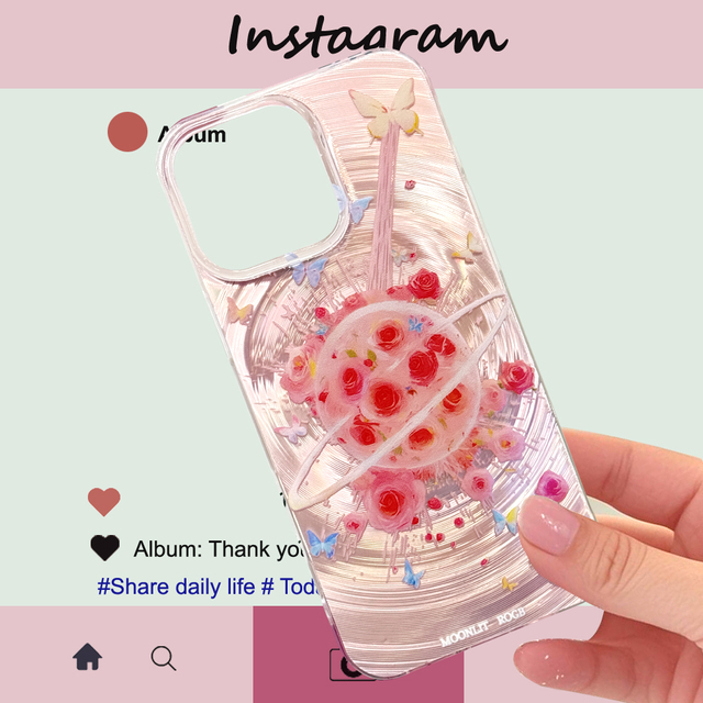 Hot Sell DIY IMD Double Layer Star 3D Printed Shockproof Phone Case for 12/13/14/15/16/17 Pro Max