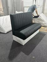 Ensembles de meubles de luxe légers sur mesure pour hôtels, restaurants, cafés, salons de thé, canapés en cuir, table à manger en marbre et chaises, ensemble de canapés