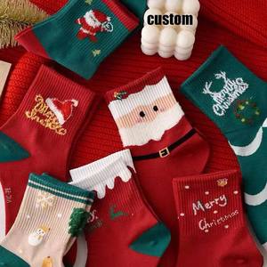 Chaussettes colorées de dessin animé créatif d'usine personnalisé Offre Spéciale femmes homme anti-transpirant Chaussettes de Noël de longueur d'équipage - Product Image 6