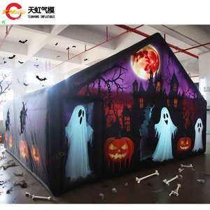 <span class=keywords><strong>Maison</strong></span> hantée gonflable personnalisable d'Halloween avec labyrinthe effrayant pour <span class=keywords><strong>mariage</strong></span> en plein air et <span class=keywords><strong>location</strong></span> de fête - Product Image 2