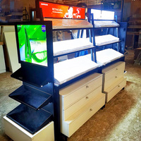 Rak Kabinet Display Kosmetik Ramah Lingkungan Modern untuk Toko Kecantikan