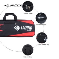 Sac de transport portable pour arc recurve démontable, multi-poches, pour le tir à l'arc et la chasse