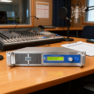 [Transacción Garantizada] Transmisor FM HP-350W, 100-240V, para Transmisión de Estaciones de Radio/Iglesias/Programas de <span class=keywords><strong>Noticias</strong></span>, Control con Perilla - Product Image 3