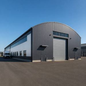 Bâtiment <span class=keywords><strong>en</strong></span> structure métallique Quonset Hut pour entrepôt 	 <span class=keywords><strong>Fabricant</strong></span> <span class=keywords><strong>de</strong></span> hangars préfabriqués <span class=keywords><strong>en</strong></span> acier <span class=keywords><strong>en</strong></span> Chine, construction rapide <span class=keywords><strong>de</strong></span> hangars. - Product Image 1