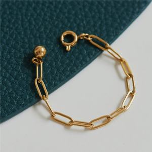 Anillo de Cadena de Bolas de Acero Inoxidable a la Moda, Cadena Minimalista para Suéter, Tamaño Ajustable, Regalo Infantil y Moderno - Product Image 6