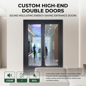 Ventana Abatible de Aluminio con Rotura de Puente Térmico, Triple Acristalamiento, Aislamiento Máximo para Climas Fríos, Relleno de Argón, Certificación OEM CE NFRC - Product Image 3