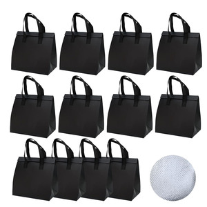 Bolsa de Embalaje Personalizada al por Mayor de Fábrica con Logotipo, Bolsa de Entrega de Alimentos Aislada e Impermeable, Bolsas para Llevar Comida No Tejidas - Product Image 1