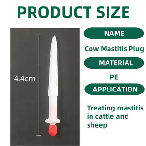 Offre Spéciale Vache Bovins Mouton Tétine Bouchon Lait Aiguille Vétérinaire PE Jetable Vache Mammite Traitement Plug - Product Image 2