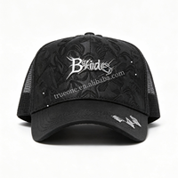 Cappellino da Baseball in Tela a 5 Pannelli con Visiera Larga, Chiusura con Fibbia Singola, Unisex, Regolabile, Personalizzabile, per Sport