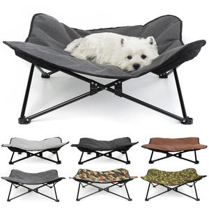Wholesale Outdoor <strong>Dog</strong> Bed Detachable Portable Stable Waterproof Durable Metal Frame Folding Elevated Raised <strong>Dog</strong> Bed Pet <strong>Cot</strong> - Product Image 1