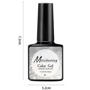 Esmalte de Uñas Láser con Lentejuelas de 8 Colores al por Mayor, Esmalte de Uñas Popular con Diamantes Rotos para Salón de Uñas - Product Image 6