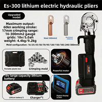 Prensadora Hidráulica Inalámbrica ES-300 de 18V, 16-300mm² |   Herramienta Eléctrica a Batería de 60KN para Terminales de Cable para Vietnam, Tailandia y Malasia