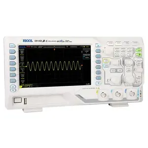 Rigol-osciloscopio Digital de 2 canales, 200MHz, ancho de banda, DS1202Z-E, almacenamiento económico, pantalla LCD