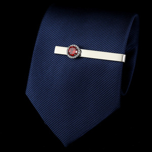 Clips de Corbata de Lujo para Hombre con Circonita Cúbica Morada, Regalos de Boda para Invitados, Regalos Corporativos, Barra de Diamantes, Vestidos de Compromiso, Oficina - Product Image 4