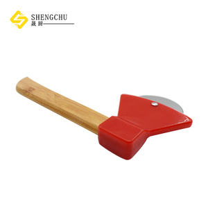 Cortador de <span class=keywords><strong>Pizza</strong></span> en Forma de Hacha con Cuchilla Redonda de Acero Inoxidable, Rodillo Cortador Fácil de Usar, Utensilio de Cocina - Product Image 6