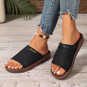 Tongs pour femmes grandes tailles, mode toutes saisons, <span class=keywords><strong>semelle</strong></span> ultra légère antidérapante, vente directe d'usine, cuir véritable, extérieur - Product Image 2