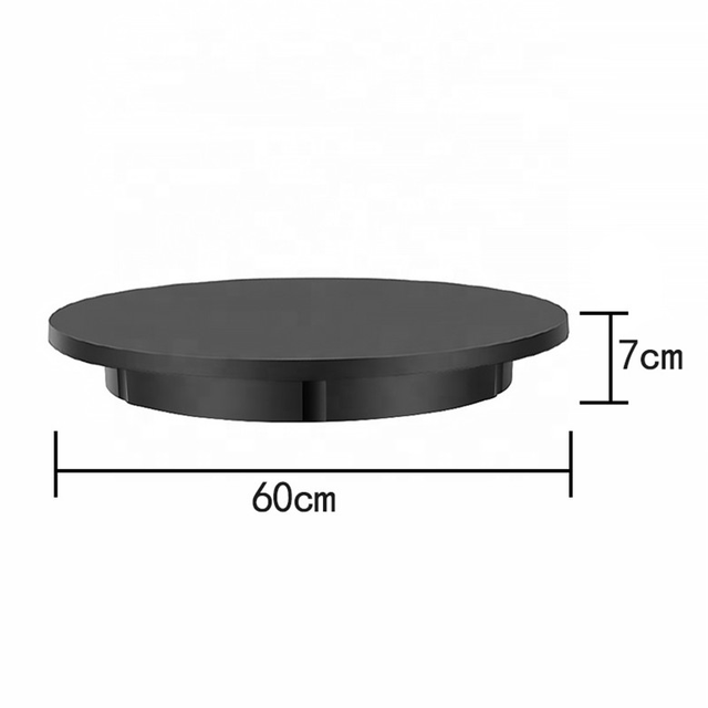 60cm Diameter 110-240V Electric Motorized 360 Degree Rotating Turntable Mannequin Stand Display Turntable with Remote Controller