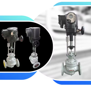 ZDLM DN80 PN16 A216 WCB Elektrisches Hülsenregelventil Modbus 4-20mA Lineares Stellantriebsregelventil für Wasser - Product Image 6