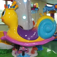 Carrousel d'enfants à jetons bon marché en gros d'usine, mini manèges de foire petit carrousel à vendre