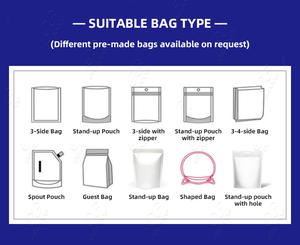 Sac d'emballage alimentaire avec sac à fermeture éclair, Mini Machine rotative d'emballage de poudre de café - Product Image 5
