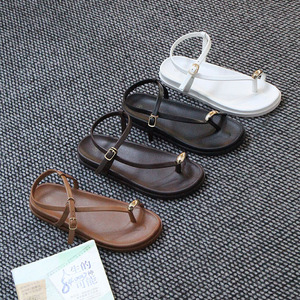 Sandalias de Mujer Ligeras y Modernas de Alta Calidad para Exteriores, con Suela Plana, Transpirables, Duraderas y Antideslizantes de PU - Product Image 1