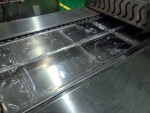 Tự động liên tục căng phim thermoforming máy đóng gói chân không cho cá cá hồi Xúc xích thịt xông khói pho mát niêm phong máy - Product Image 6