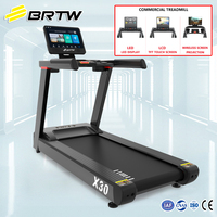 Máquina de Gimnasio Brightway, Caminadora Eléctrica de Venta Caliente, Equipo de Gimnasio con Pantalla LCD, Caminadora Comercial para Gimnasio