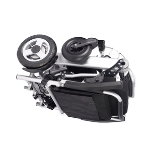 <span class=keywords><strong>Fauteuil</strong></span> <span class=keywords><strong>roulant</strong></span> <span class=keywords><strong>électrique</strong></span> pliable <span class=keywords><strong>tout</strong></span>-<span class=keywords><strong>terrain</strong></span> avec deux moteurs et amortisseurs pour une utilisation <span class=keywords><strong>tout</strong></span>-<span class=keywords><strong>terrain</strong></span> - Product Image 5