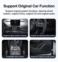 Autoradio Android Auto CarPlay sans fil Linux, lecteur DVD de voiture, système multimédia Navi pour AUDI 18-21 Q2, écran HD