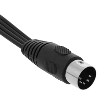 Fiche Din mâle 30CM 5 broches vers 4 prises RCA femelles Connecteur de câble audio