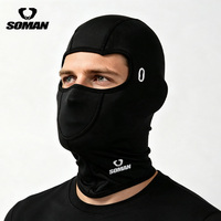 Nouvelle cagoule d'hiver FM10 avec doublure en polaire thermique pour casque de moto, coupe-vent, protection contre le froid, cache-cou, masque facial SOMAN
