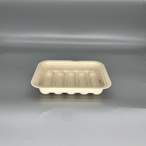<span class=keywords><strong>Film</strong></span> de revêtement pour saucisses laminé, 5 canaux, biodégradable, compostable, en bagasse de canne à sucre, plateau en pulpe pour emballage de viande de boucher - Product Image 3